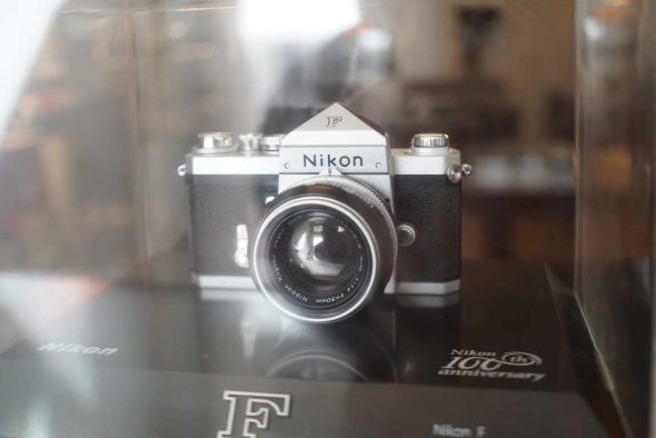 Nikon 100th Anniversary Miniature Nikon F camera, boxed