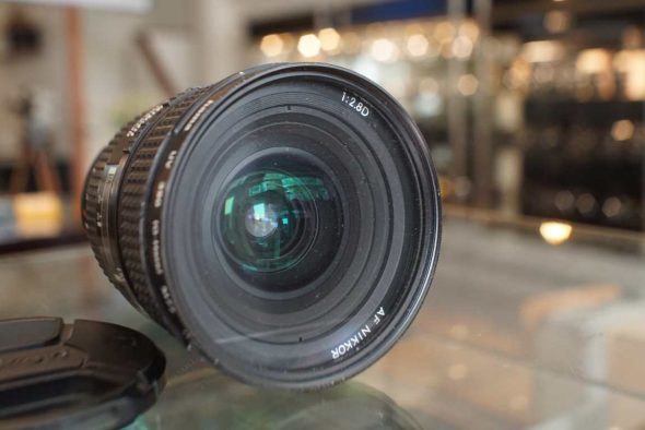 Nikon AF Zoom-Nikkor 20-35mm F/2.8D lens, worn, boxed