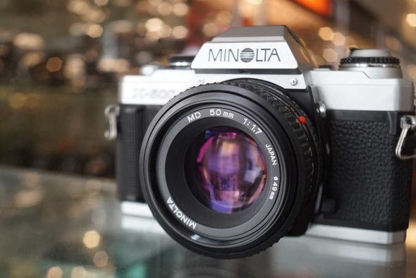 Minolta X-500 kit + MD 50mm f/1.7 lens