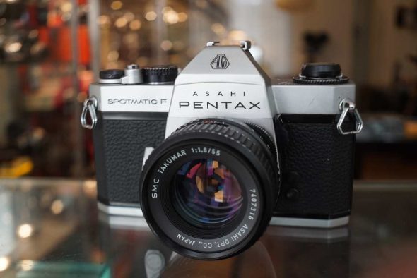 Pentax Spotmatic F + SMC Takumar 55mm F/1.8 lens kit