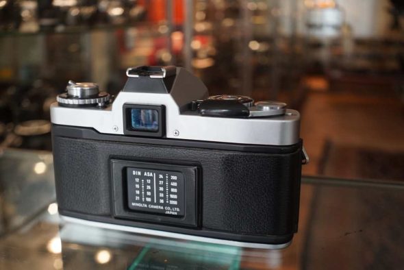 Minolta XD5 silver + 50mm F/1.7 lens kit