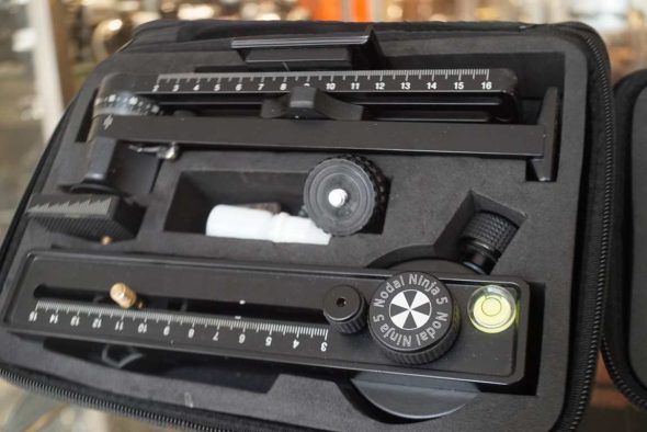 Fanotech – Nodal Ninja model 3 and model 5 panoramic arms, brackets and rotators, 2 cases