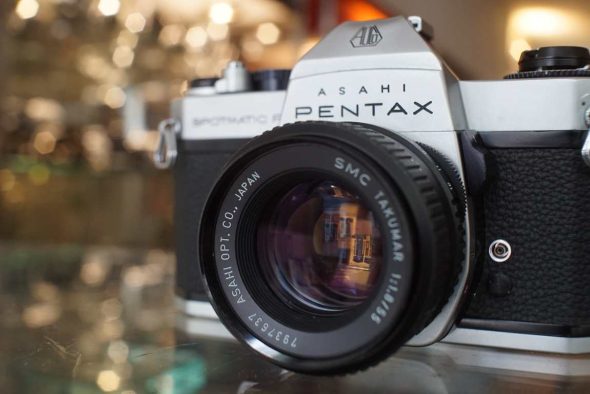 Pentax Spotmatic F + SMC Takumar 55mm f/1.8 kit