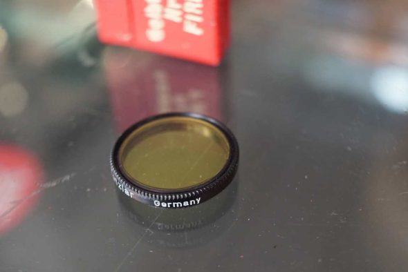 Leica filter 19mm Yellow NR1, FIRHE, Boxed, for elmar 5cm