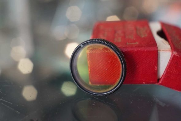 Leica Leitz FIRHE filter, 19mm filter for early Elmar 35mm and 50mm