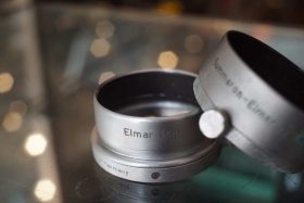 Lot of 2x Leica FISON and FOOKH lens hoods for Elmar 5cm and Summaron/Elmar 3.5cm