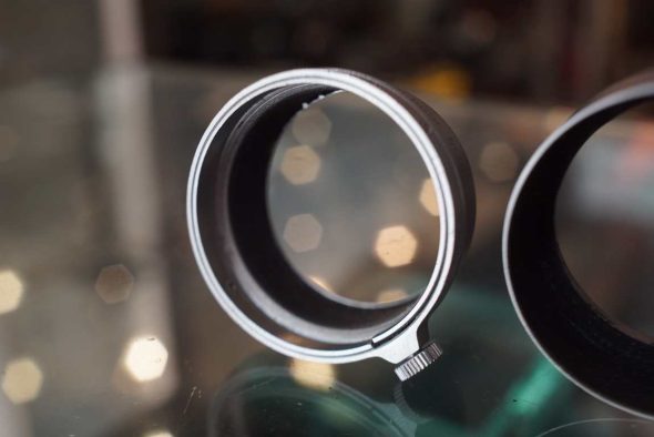 Lot of 2x Leica FISON and FOOKH lens hoods for Elmar 5cm and Summaron/Elmar 3.5cm