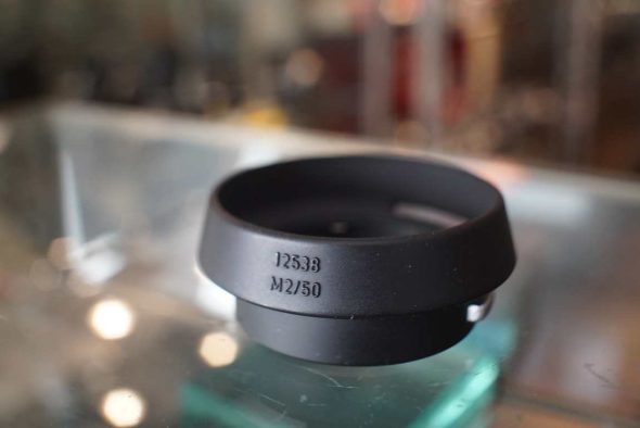 Leica 12538 lens hood for Summicron 2 / 50 V3+v4