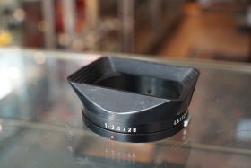 Leica Leitz 12501 lens hood for Elmarit 28mm V1+V2 + Super Angulon 21mm 3.4