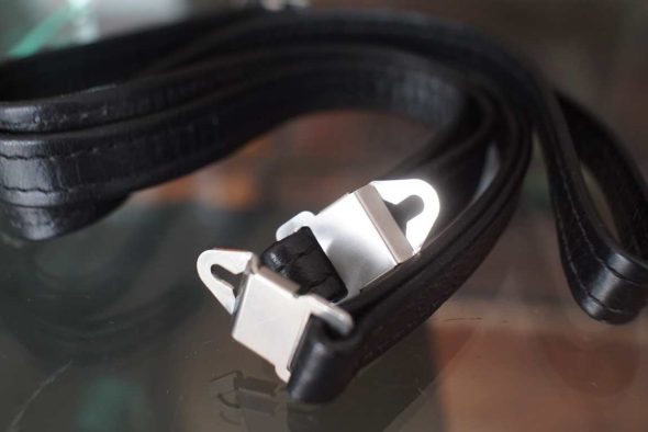 Hasselblad strap, slim leather model.