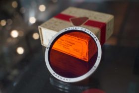 Rolleiflex WIORA Orange contrast filter for Bay IV (Rollei Wide), boxed