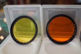 B+W filter set Orange + Yellow, 46mm MRC, in cases