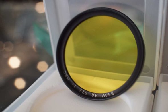 B+W filter set Orange + Yellow, 46mm MRC, in cases