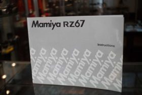 Mamiya RZ67 instructions/manual, english