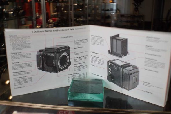 Mamiya RZ67 instructions/manual, english