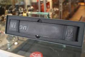 Nikon 100 year Anniversary premium black leather strap, boxed