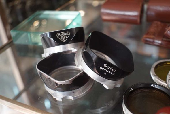 Rolleiflex Bay II filter lot + Hood