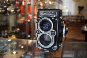 Rolleiflex 2.8F White face TLR with Schneider Xenotar 80mm f/2.8, CLA’d