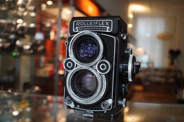 Rolleiflex 2.8F White face TLR with Schneider Xenotar 80mm f/2.8, CLA’d