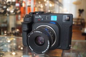 Mamiya 7II matte black + 80mm F/4 L lens, in kit box