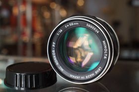 Minolta MC Rokkor-PF 58mm f/1.4