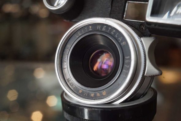 Leica Leitz Summaron 35mm F/2.8 lens, M3 version with Goggles