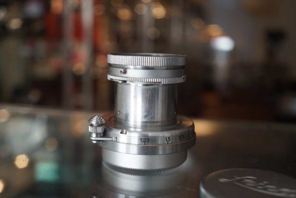 Leica Leitz Summar 50mm f/2 LTM lens chrome