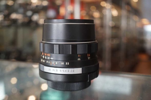 Pentacon 100mm f/2.8 M42 mount lens