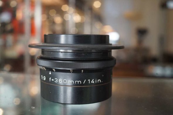Rodenstock Apo-Ronar 1:9 / 360mm. Process lens with flange