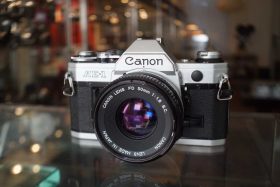 Canon AE-1 kit w/ FD 50mm f/1.8 SC lens