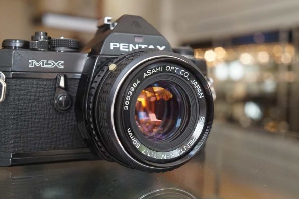 Pentax MX black + 50mm f/1.7 M kit