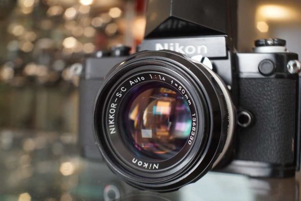 Nikon F2 black + DA-1 action finder + Nikkor 50mm F/1.4 lens