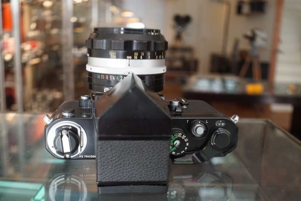 Nikon F2 black + DA-1 action finder + Nikkor 50mm F/1.4 lens