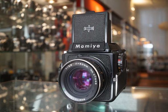 Mamiya M645 + Sekor C 80mm f/2.8 + WLF kit