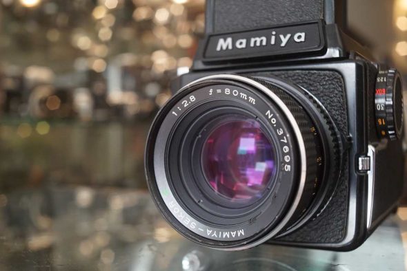 Mamiya M645 + Sekor C 80mm f/2.8 + WLF kit