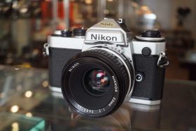 Nikon FE + Nikkor 50mm f/2 AI lens kit