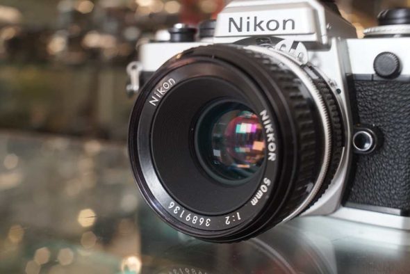 Nikon FE + Nikkor 50mm f/2 AI lens kit