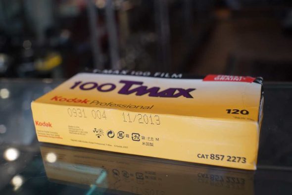 Kodak 100 T-Max film. 5 pack in 120 format. Expired 2013