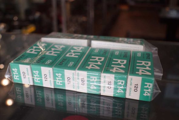 10 rolls of EFKE R14, 120 film, Long expired 1973, scarce film