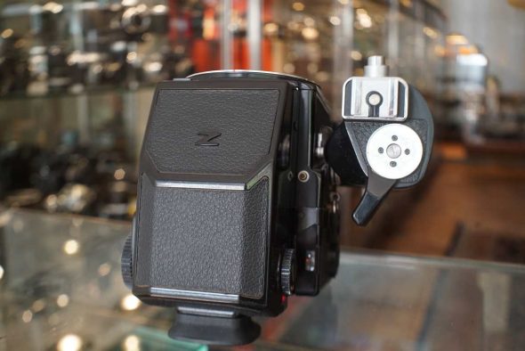 Bronica ETRS body with AE Prism finder, 120 back and Speed Grip