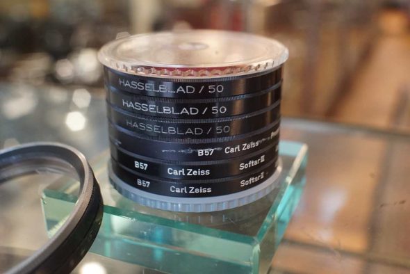 Hasselblad B50 filter lot of 7 + 63 adapter