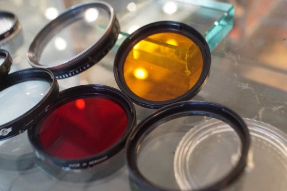 Hasselblad B50 filter lot of 7 + 63 adapter