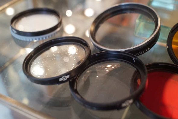 Hasselblad B50 filter lot of 7 + 63 adapter