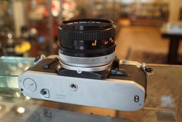Canon AE-1 kit w/ FD 50mm f/1.8 SC, CLA