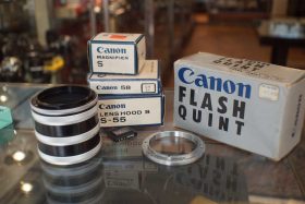 Lot of various Canon FD accessoires