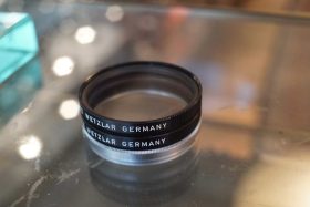 Pair of Leica Leitz 13131 E39 UVa filters in Black + free B+W E39 UV filter