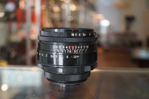 KMZ Helios-44-2 58mm f/2 black M42 mount lens