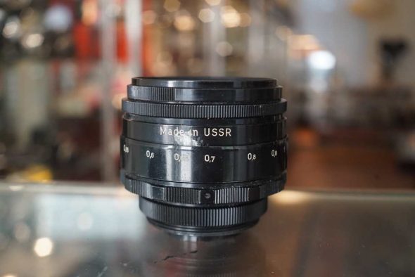 KMZ Helios-44-2 58mm f/2 black M42 mount lens