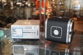 Hasselblad 30074 A12 film back chrome, boxed