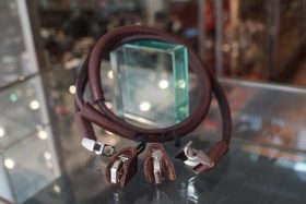 High quality Brown leather camera strap by Deadcameras